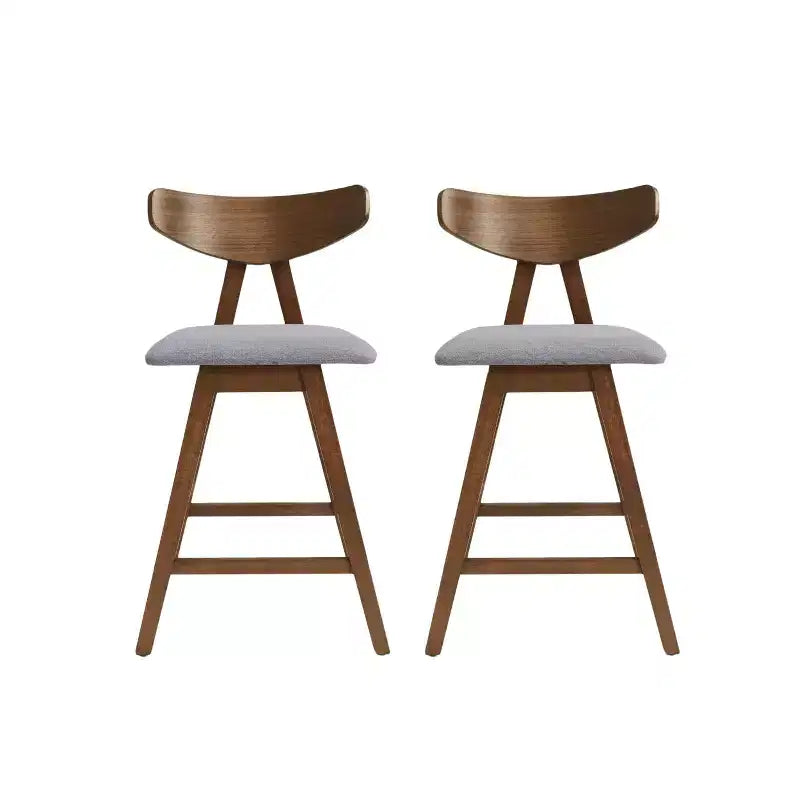 Christopher Knight Home Set of 2 Stocker Upholstered Counter Height Barstools