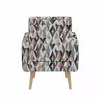 Fauteuil d'appoint Mindy de Handy Living, motif Prism, style moderne du milieu du siècle