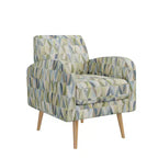 Fauteuil d'appoint Mindy de Handy Living, motif Prism, style moderne du milieu du siècle