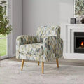 Handy Living Mindy Mid-Century Modern Accent Armchair Prism Pattern