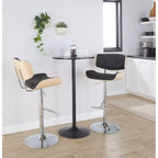 Lot de 2 tabourets de bar pivotants réglables Lombardi LumiSource