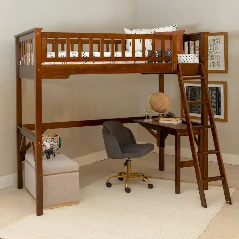 Twin Study Loft Bed