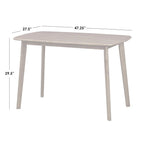 Simple Living 4-Piece Nettie Solid Wood Dining Set